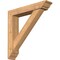 Ekena Millwork Traditional Traditional Smooth Bracket w/ Offset Brace, Western Red Cedar, 5 1/2"W x 28"D x 28"H BKT0604X28X28TRA01SWR - alternate 1